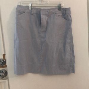 Christopher and Banks stripped skirt